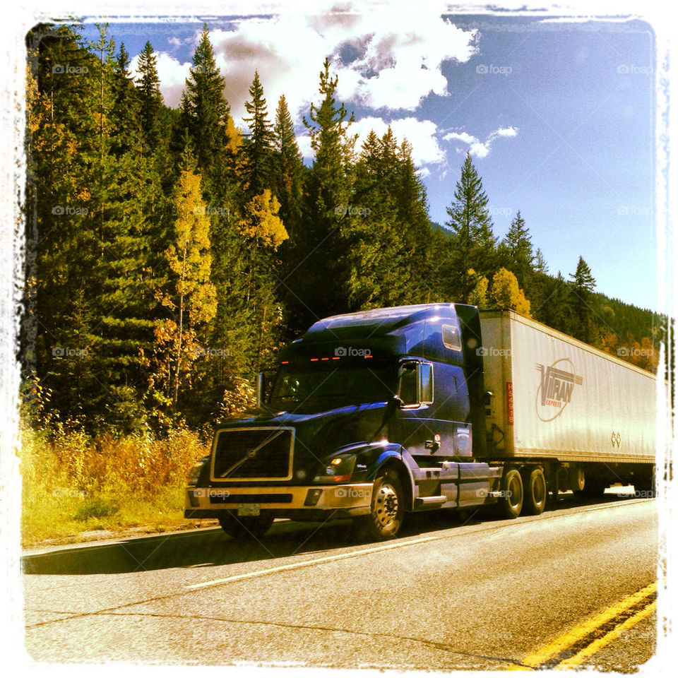 industry truck vehicle highway by redrock