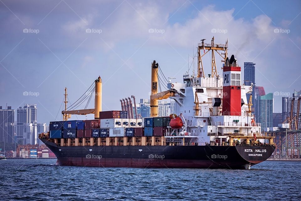 A Container Vessel