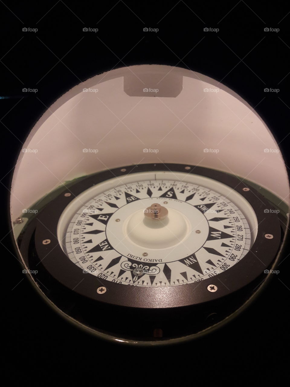 compass at sea