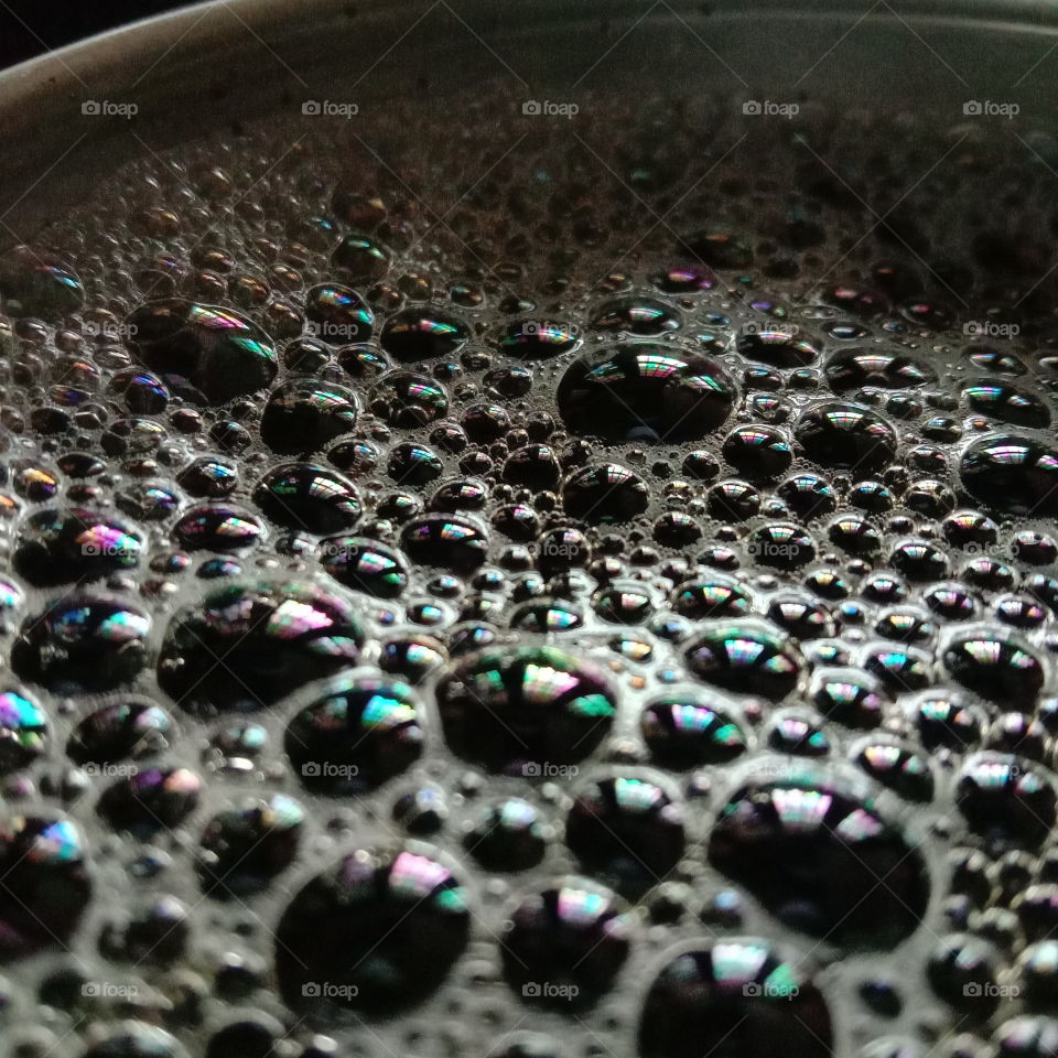 Evening shines with the coffee☕😋