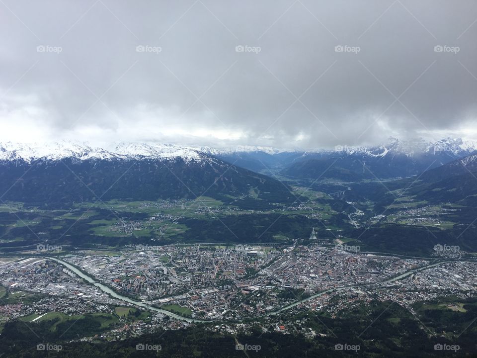 Innsbruck city view 