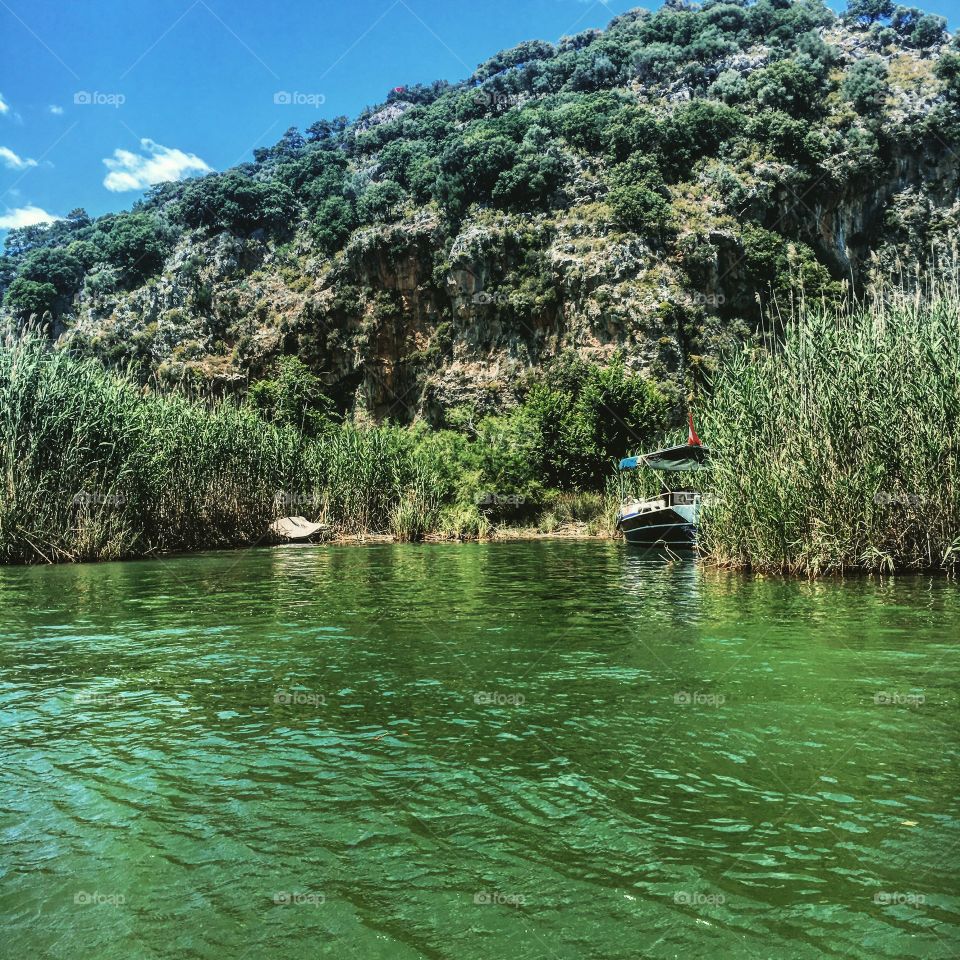 Rock Tombs, River cruise, Dalyan, Turkey