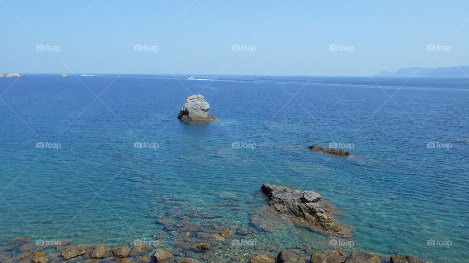 Scenic view of beach