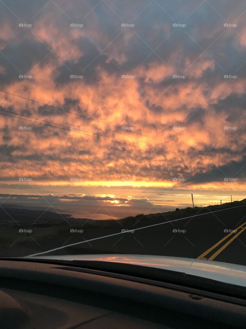 Big Island Hawaii sunset.