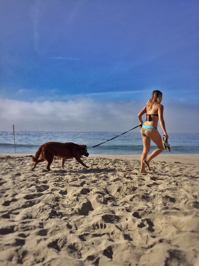 Beach walking 