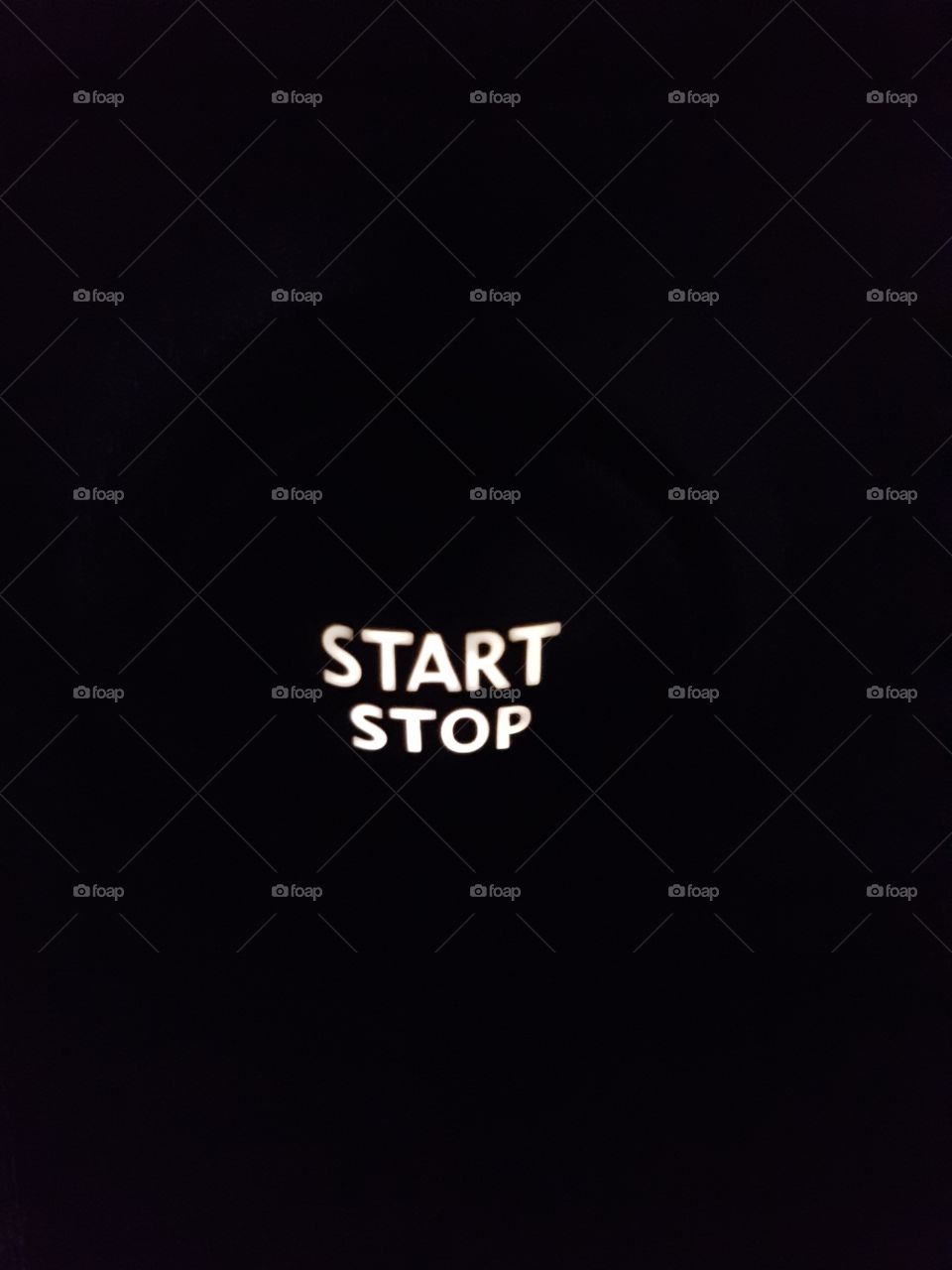 start stop button in car