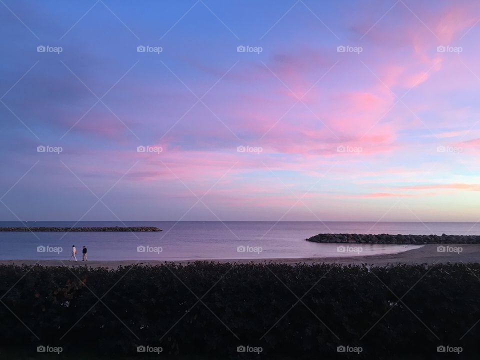 Palavas les flots.
FRANCE.
Mediterranenan Sea Sunset Palavas les Flots in France.