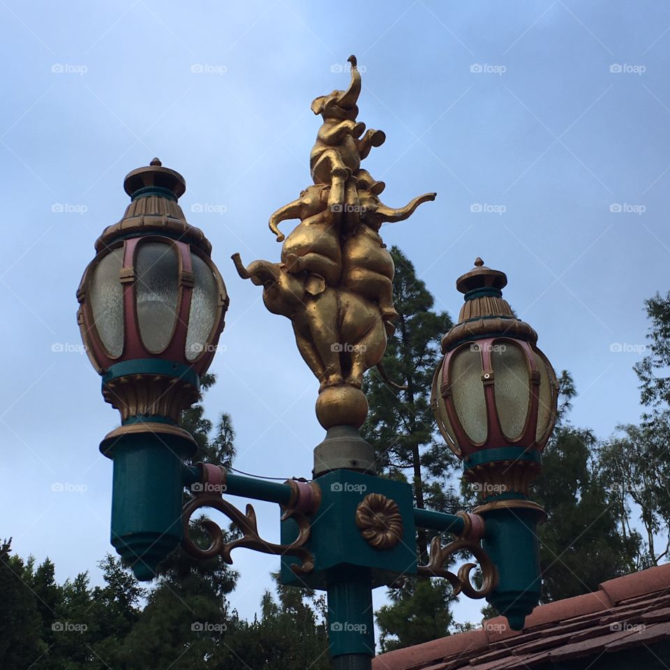 Elephant light fixture