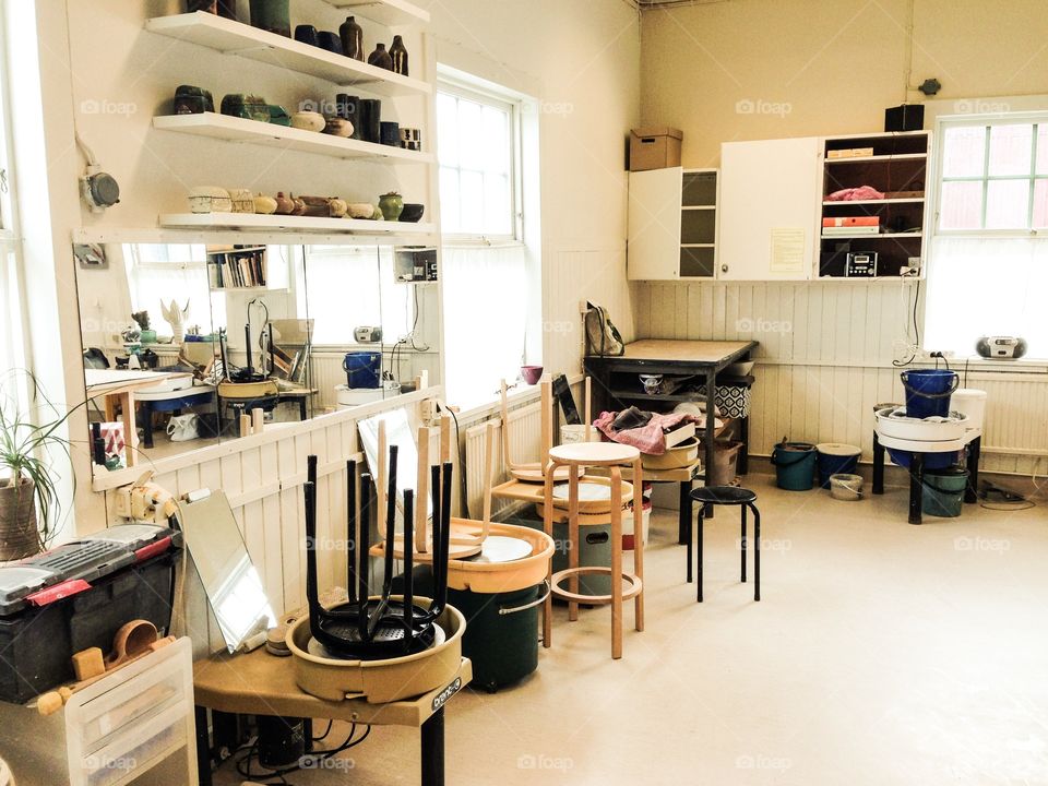 pottery studio