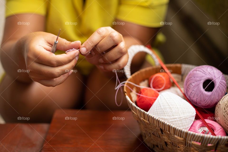 Crocheting