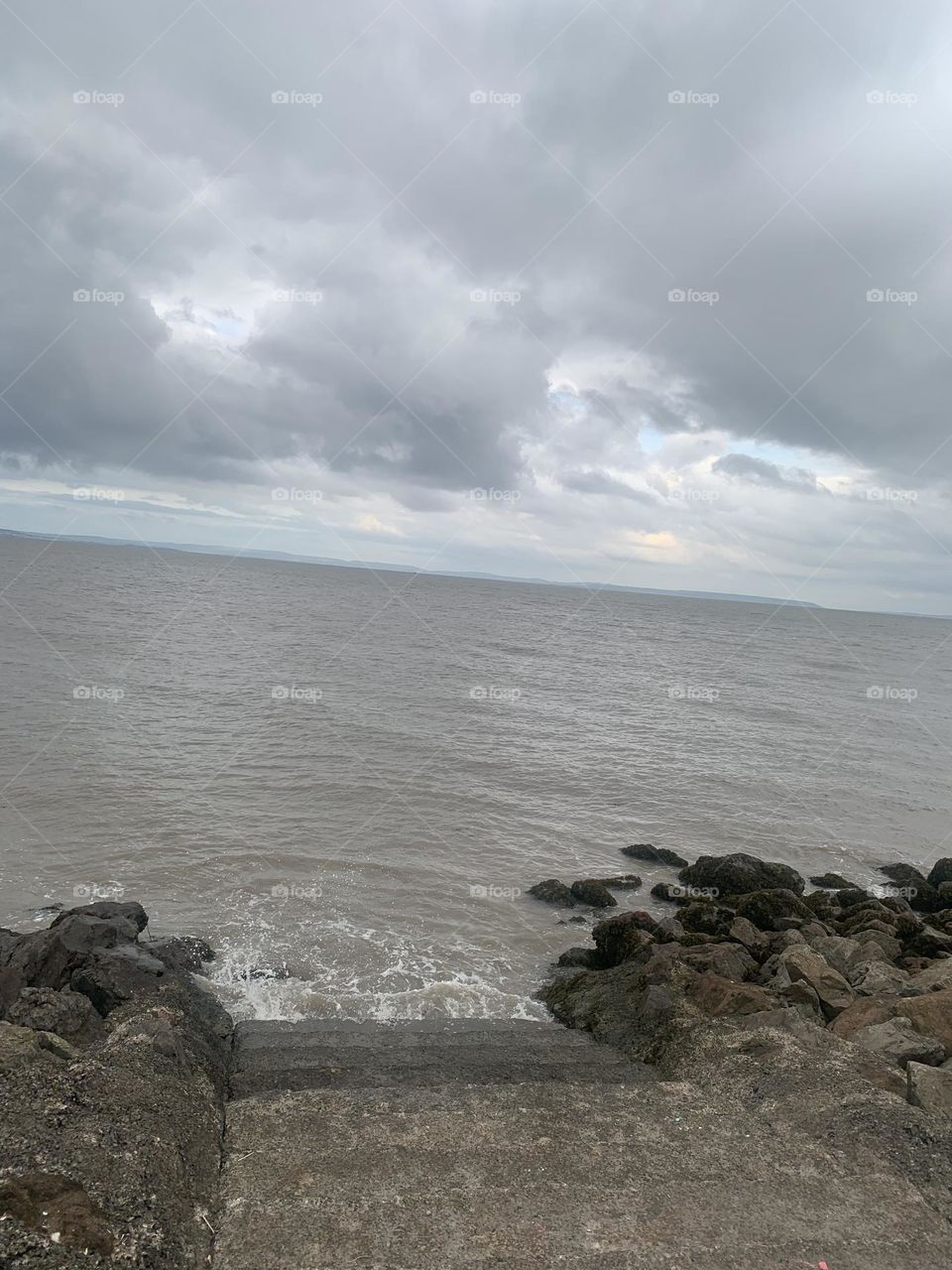 Welsh waters, a step over the boarder. Open waters captured on iPhone camera august 2024.