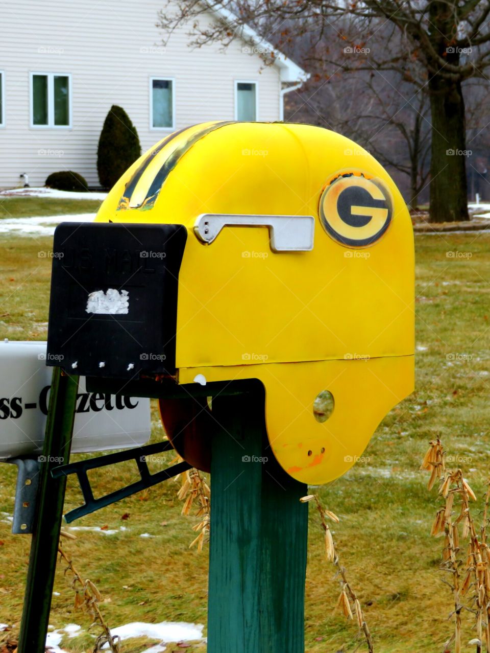 Packers Helmet Mailbox