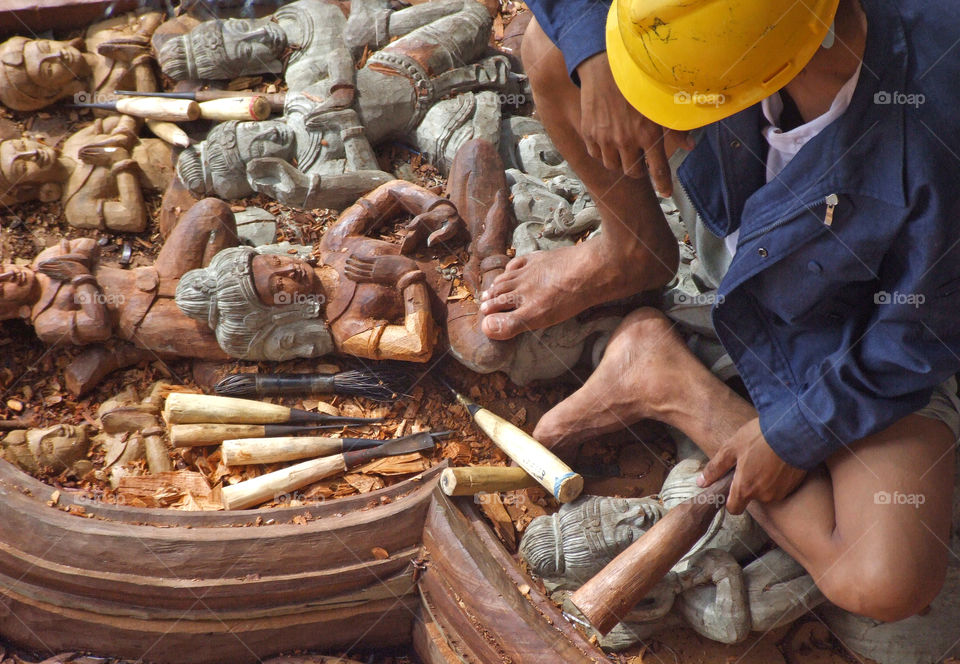 handmade carve skill