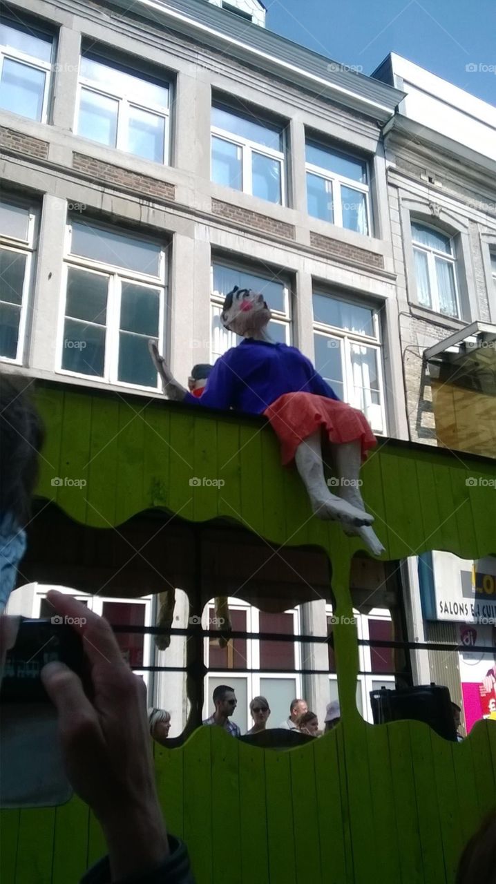 Cérémony of Nases and Tchanctes in Liège Belgium all august 15th each year