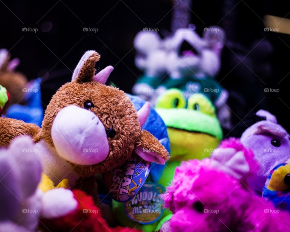 Minotaur in the claw machine