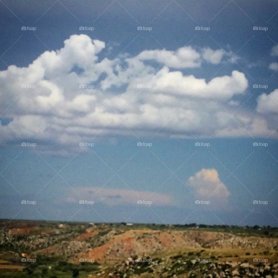 Nothing but blue skies in Texas