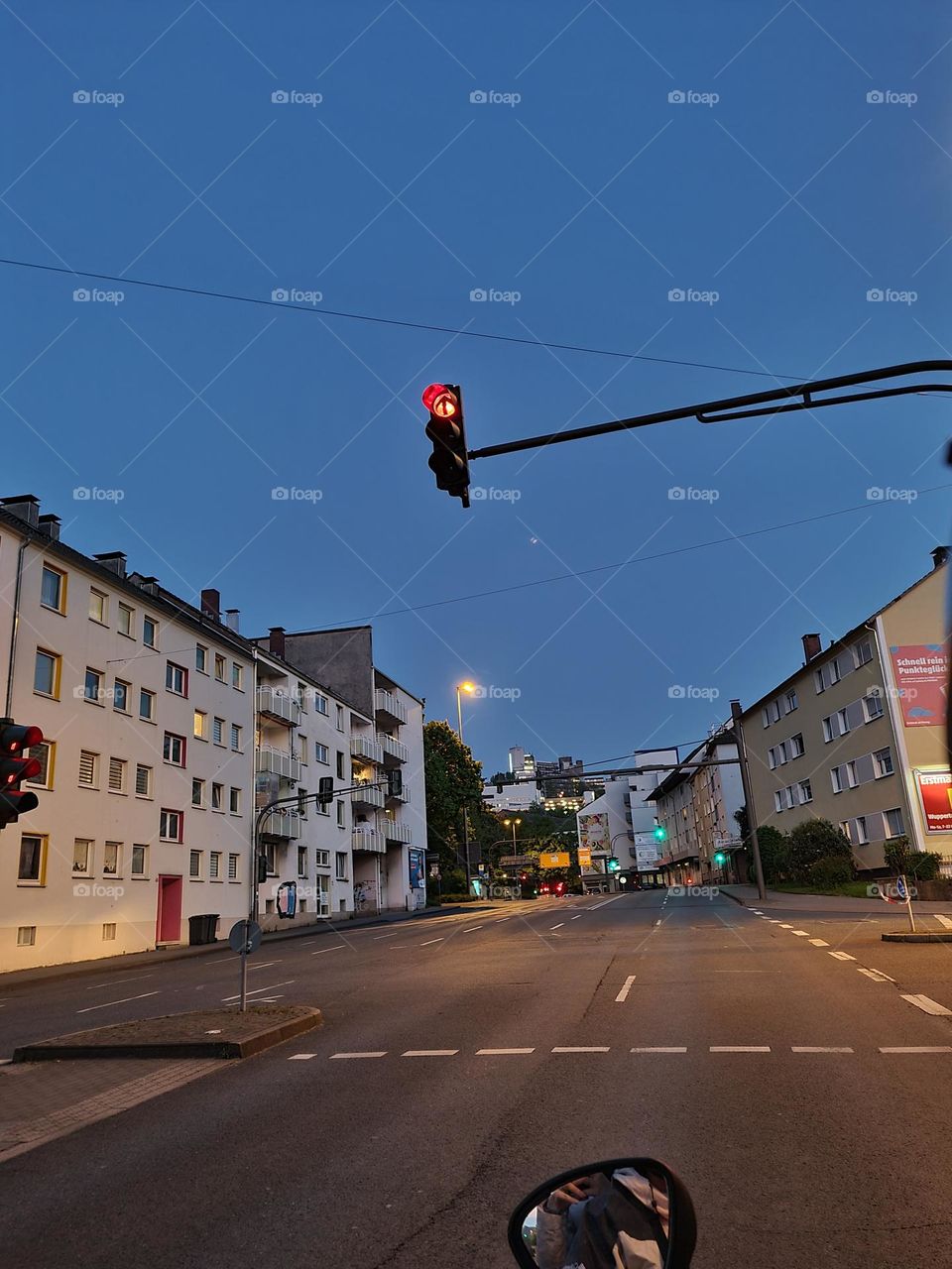 I love this photo. Just a relaxing night drive on the streets of Wuppertal - Germany.