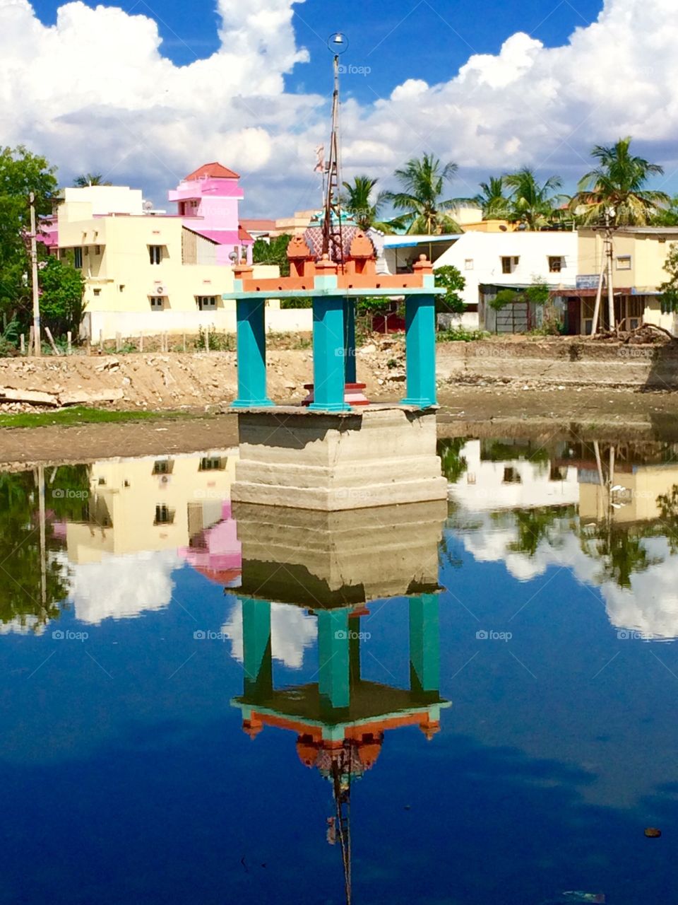 rain water reflection 