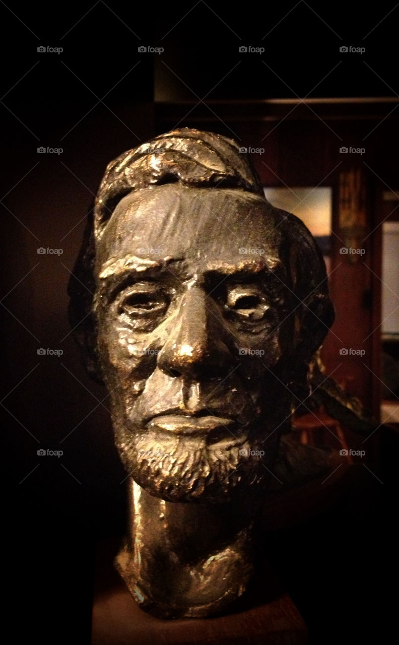 art sculpture man head by emmanuelgr