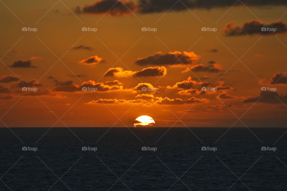 Sunrise Over the Atlantic Ocean