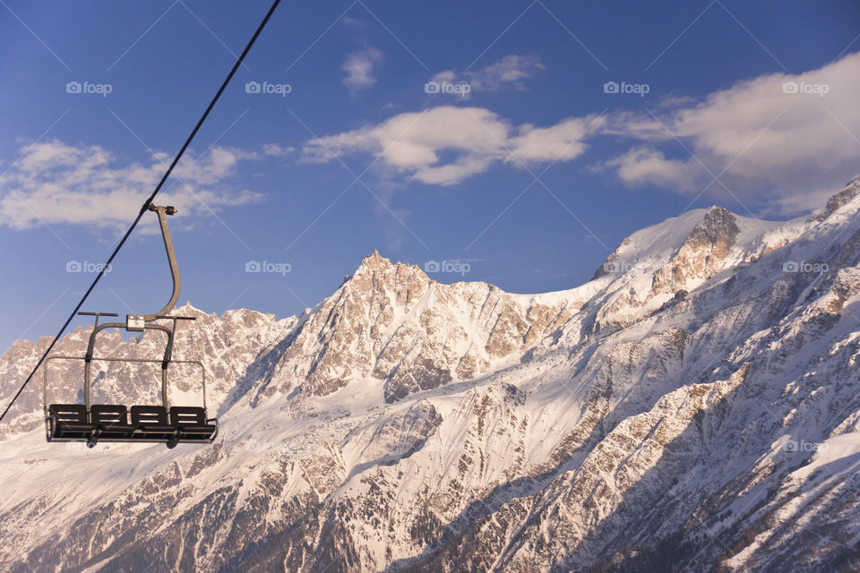 Four chair lift