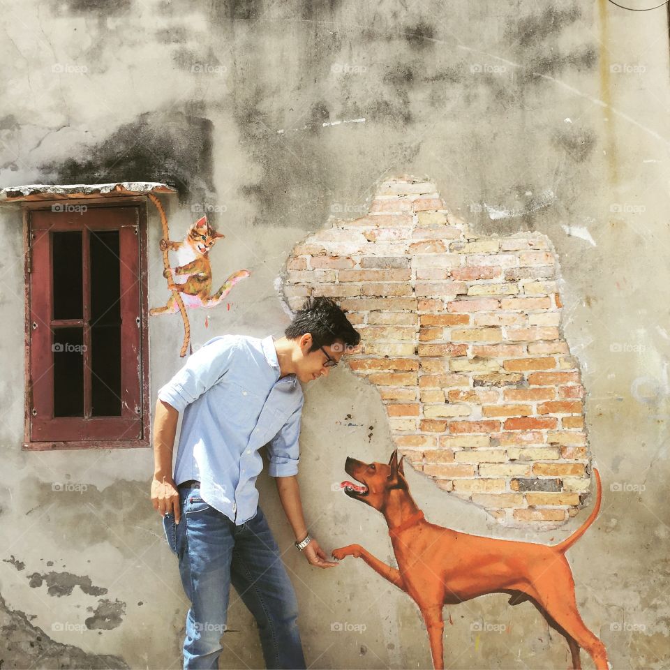 Art street at Songkhla