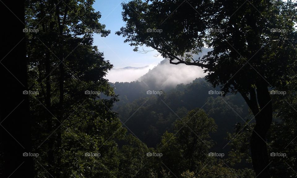 Smokey view. Smokey Mountains, Tennessee
