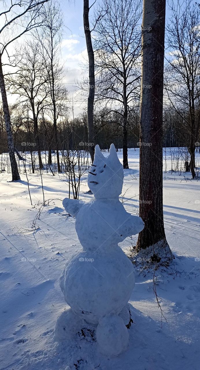 winter snowman