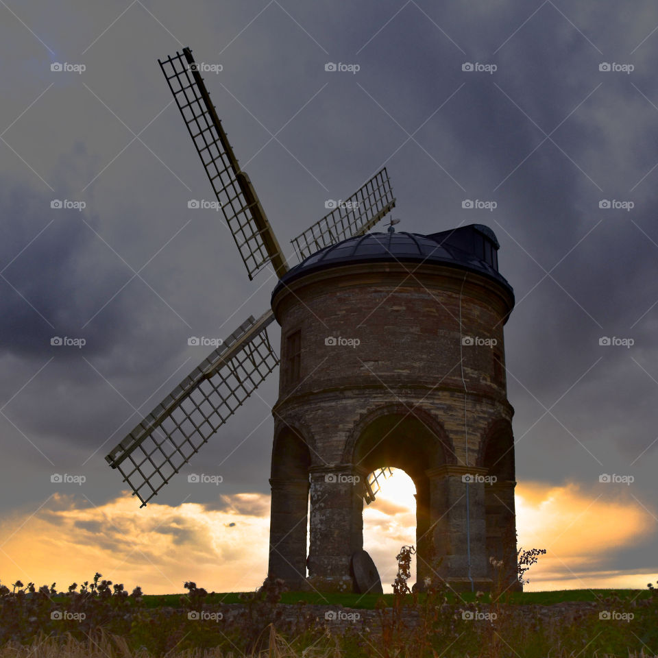 Windmill before the storm
