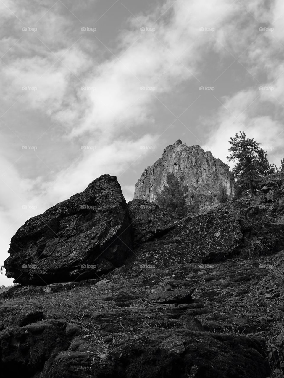 Black & White geology in Central Oregon 