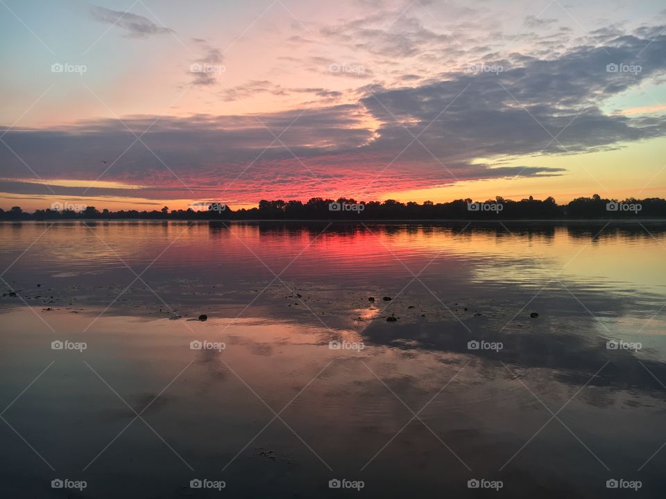 Beautiful river beach 