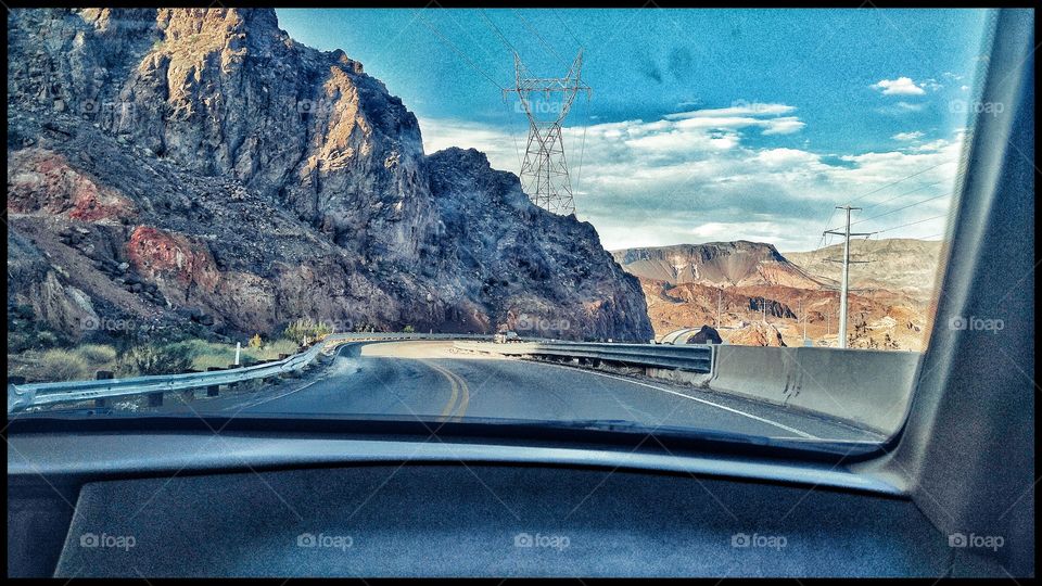 Mountain views Hoover Dam /Lake Mead