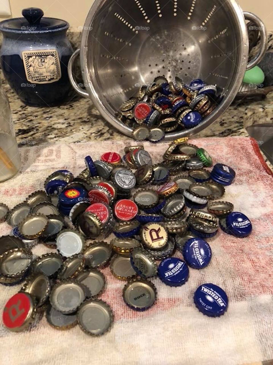 Beer bottle caps