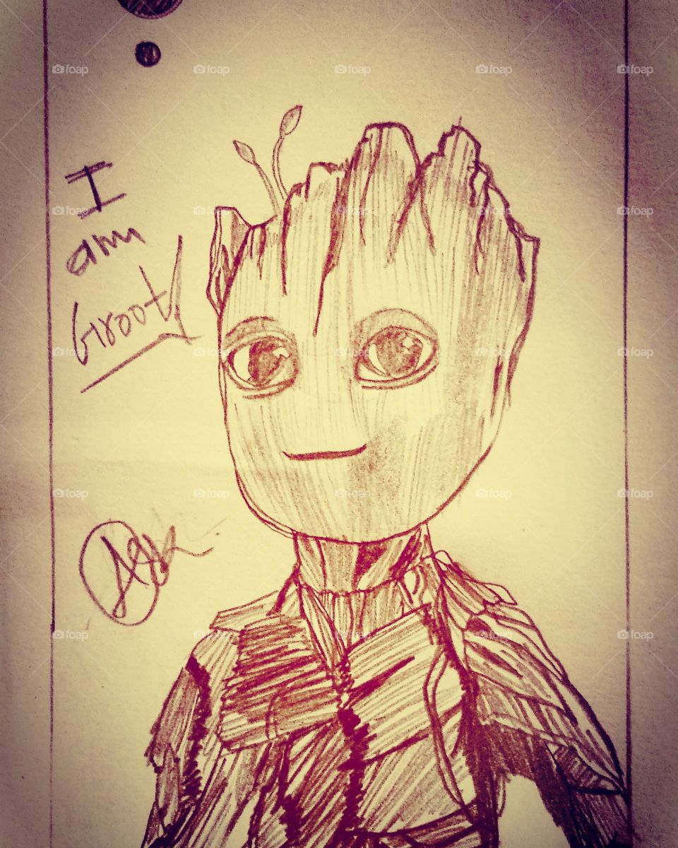 i am Groot art🎨🎨