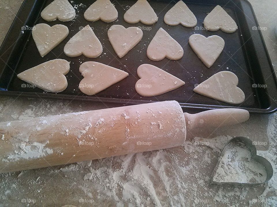 Cookie Making. Baking Sugar Cookies