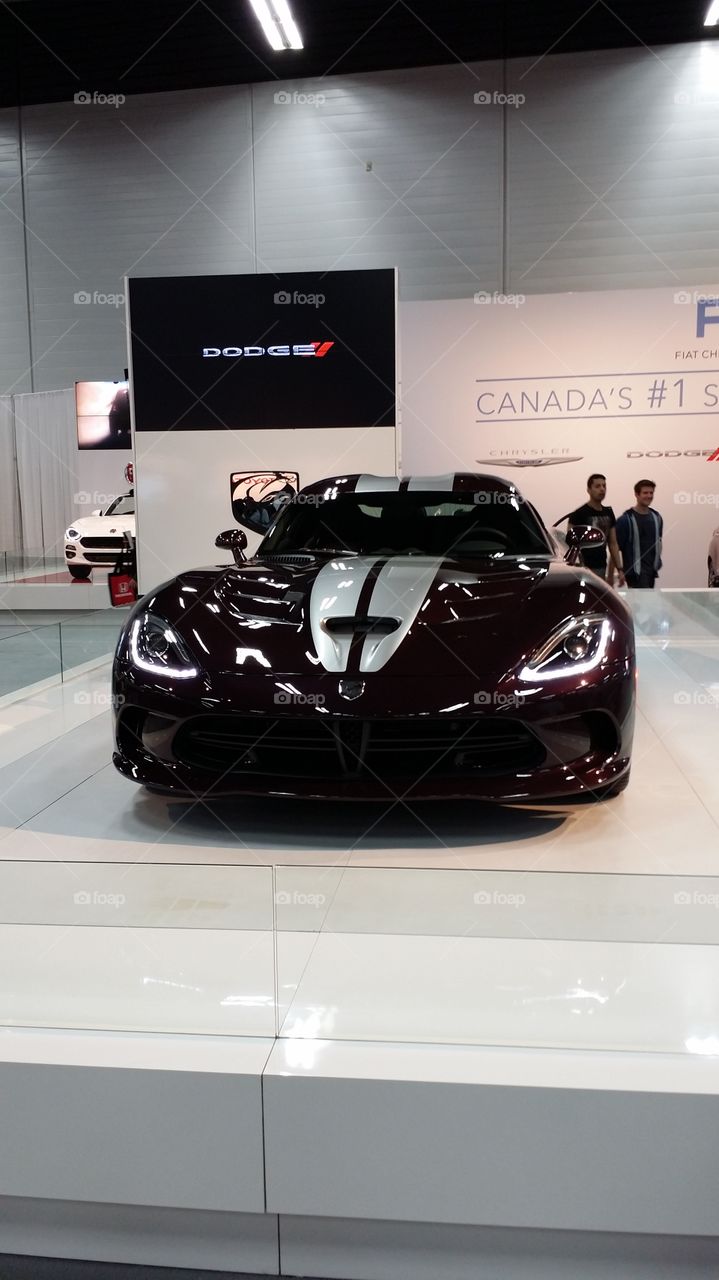 autoshow with the 640hp Viper