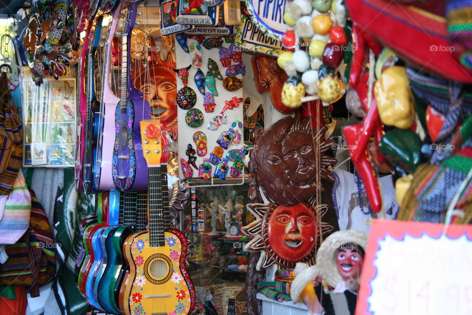Mexican Market Artisan Souvenirs 