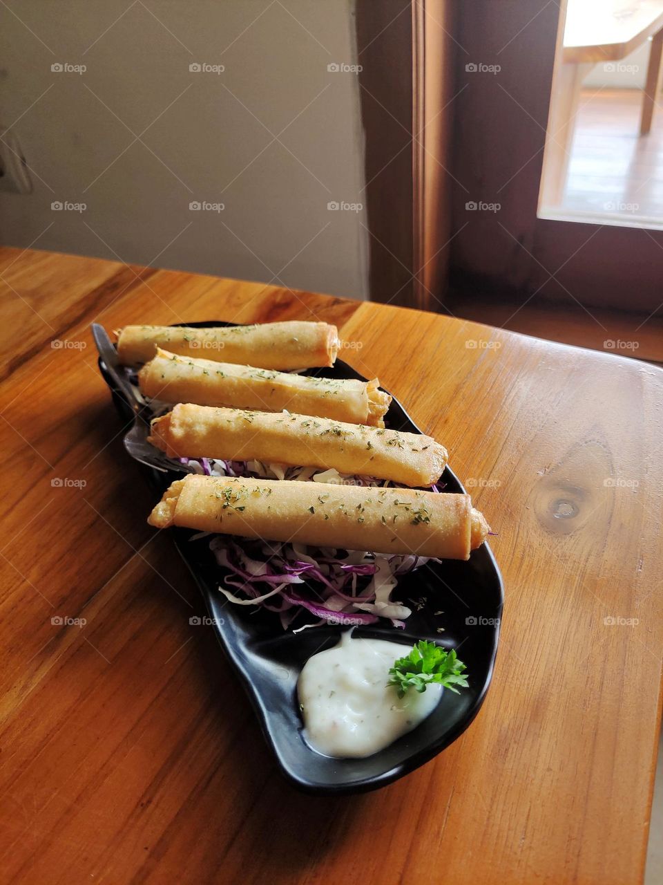 spring fish roll dessert