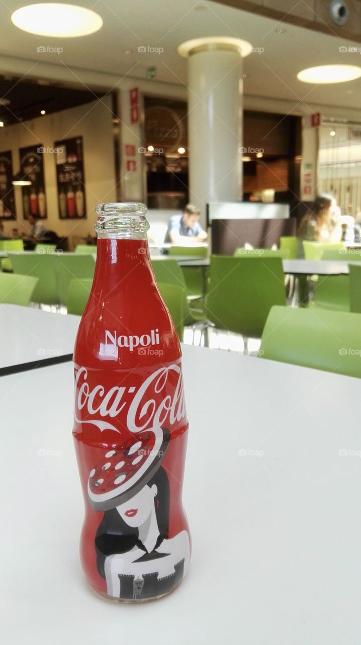 Coca Cola bottle special edition Naples 
