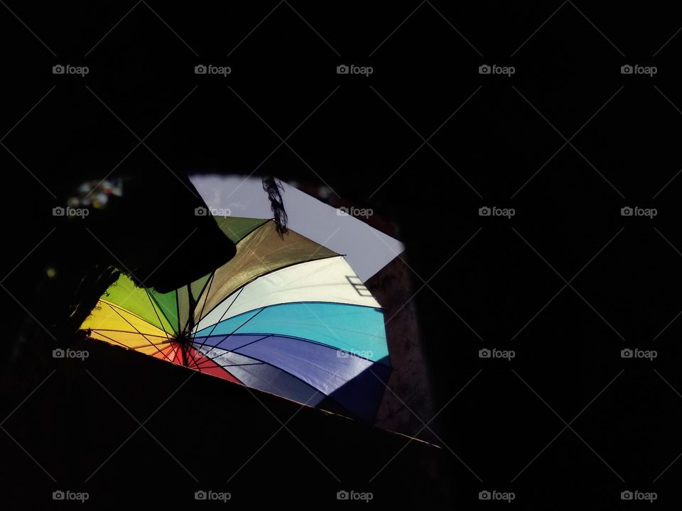 colorful umbrella