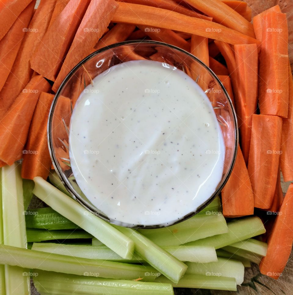 veggies and dip