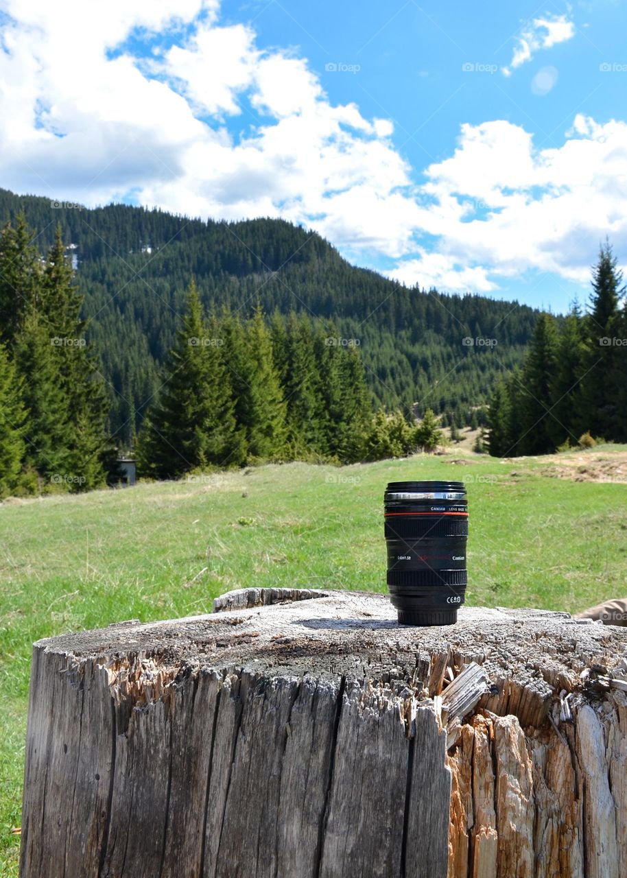 Products I Always Take with Me, Camera Lens Coffee Mug