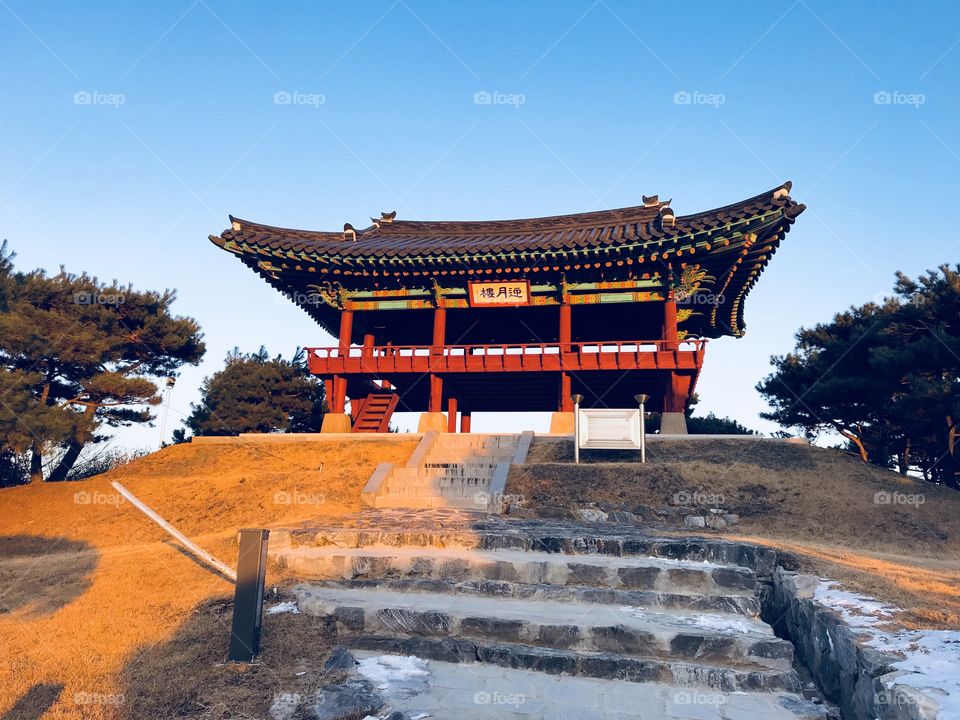 Traditional culture park in South Korea beautiful places 