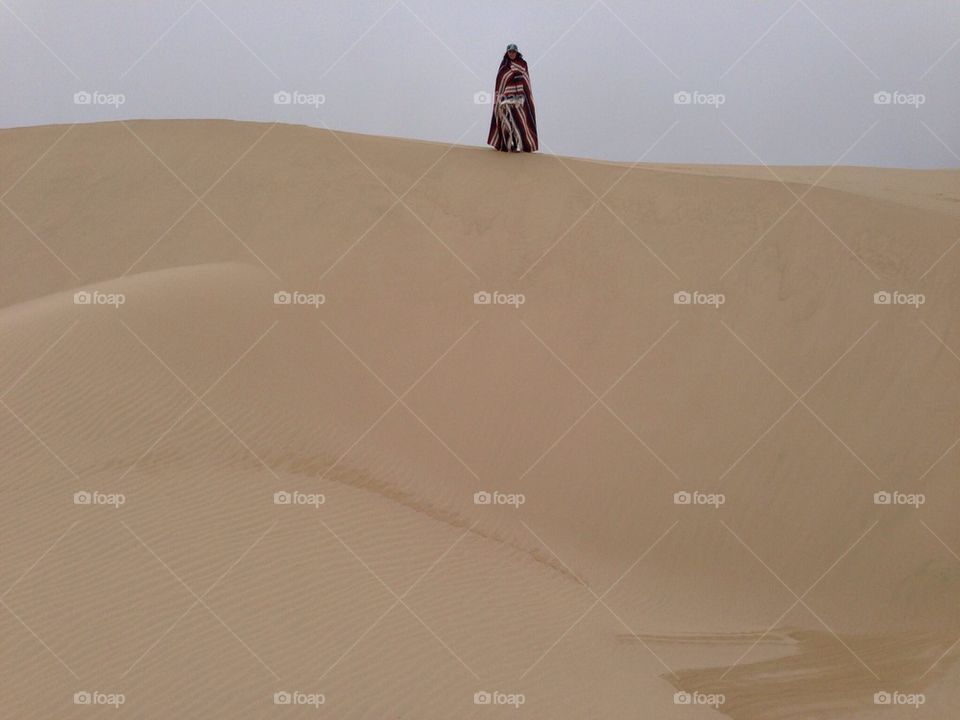 Cortney in the dunes