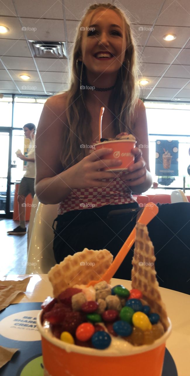 Orange leaf will never disappoint you, even when boys do! Head there and make your own wild creations! Warning: take a friend for support