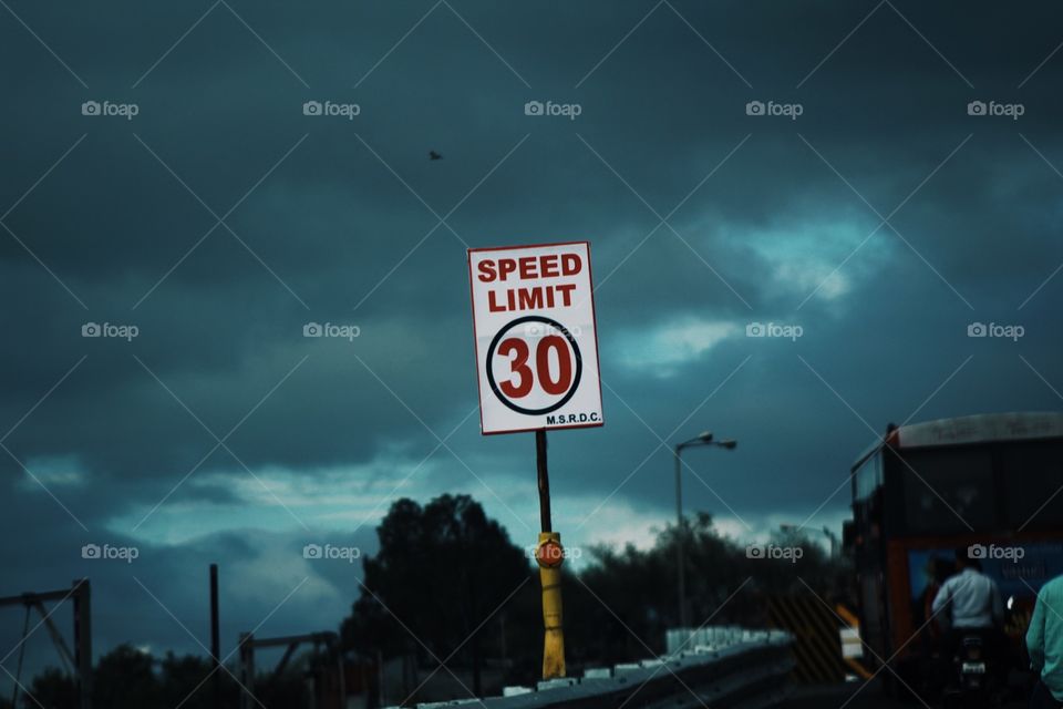 Speed limit is 30 