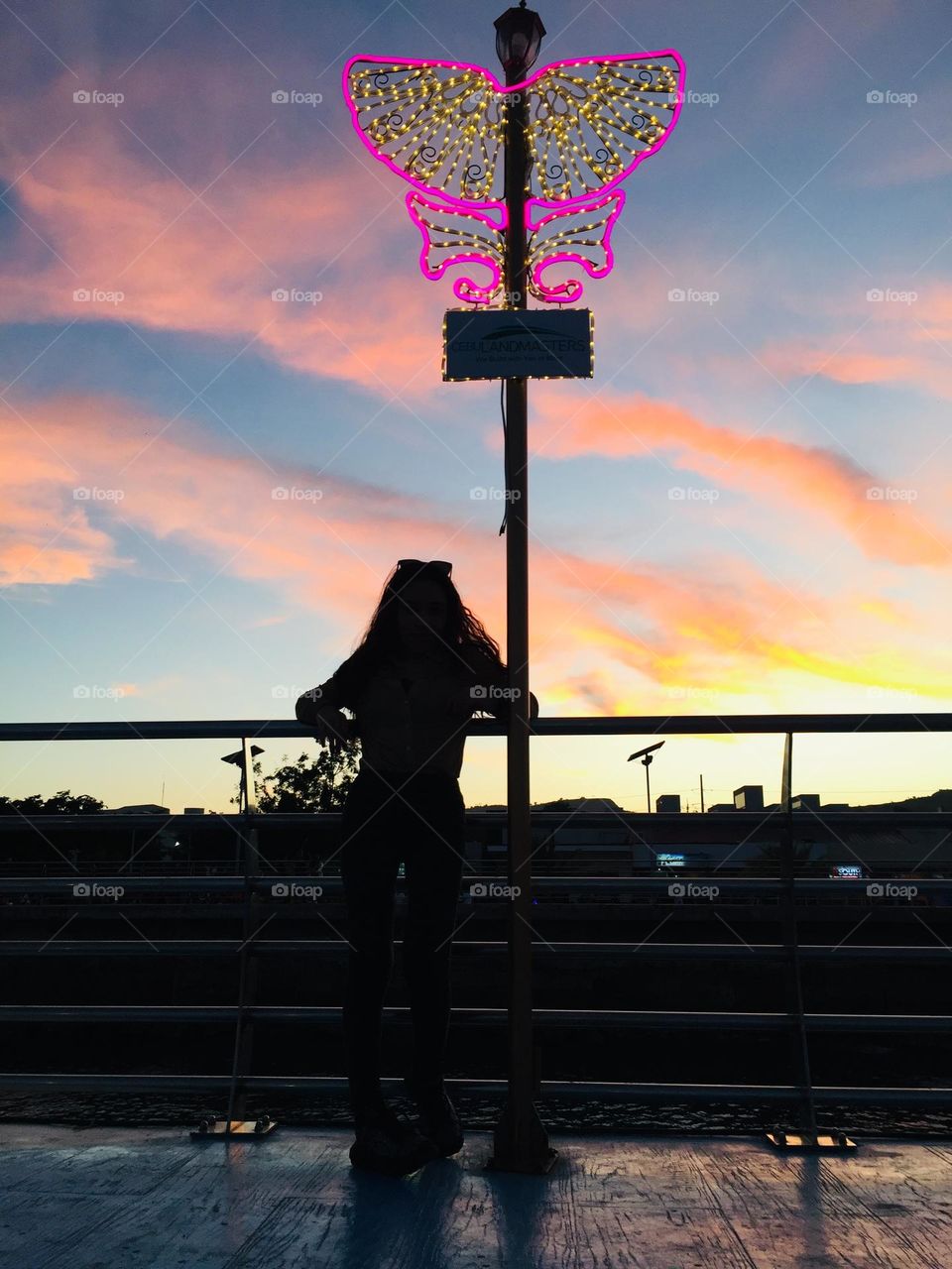 I'm just watching the sunset