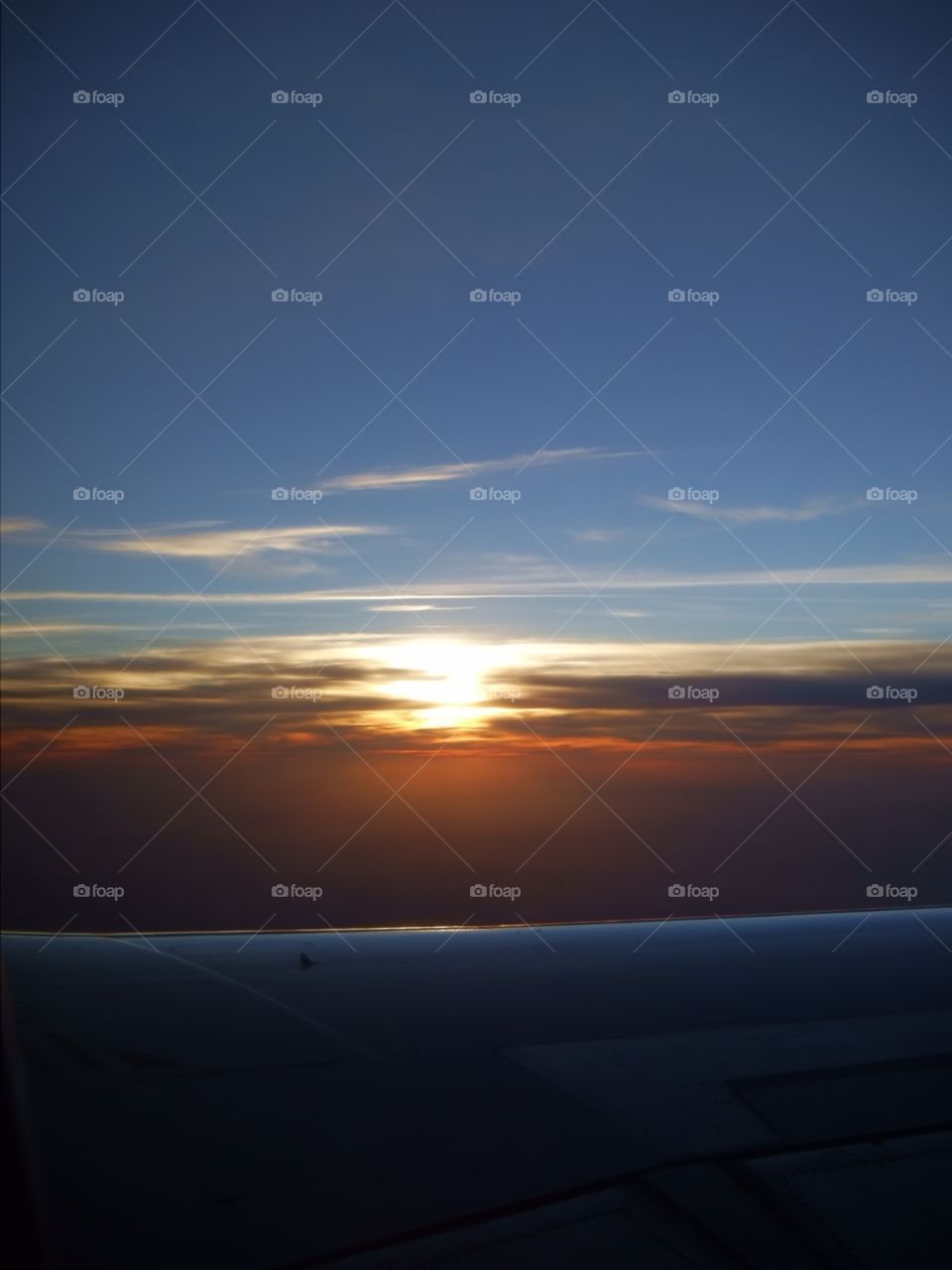 Sunset Over the Wing