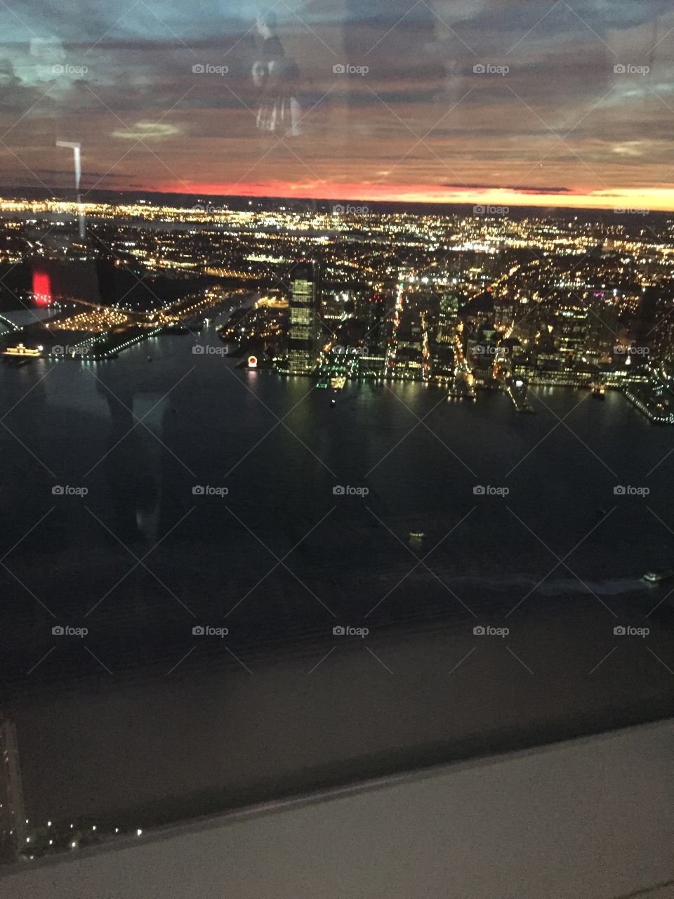 New York, view from One World Observatory