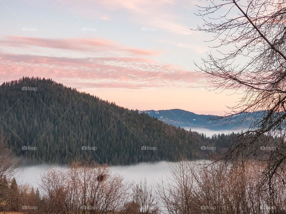 beautiful mountain view